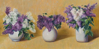 Lilacs in Vases