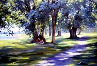 Reading at Lake Calhoun