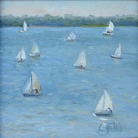 Sailboats on Lake Calhoun, Two